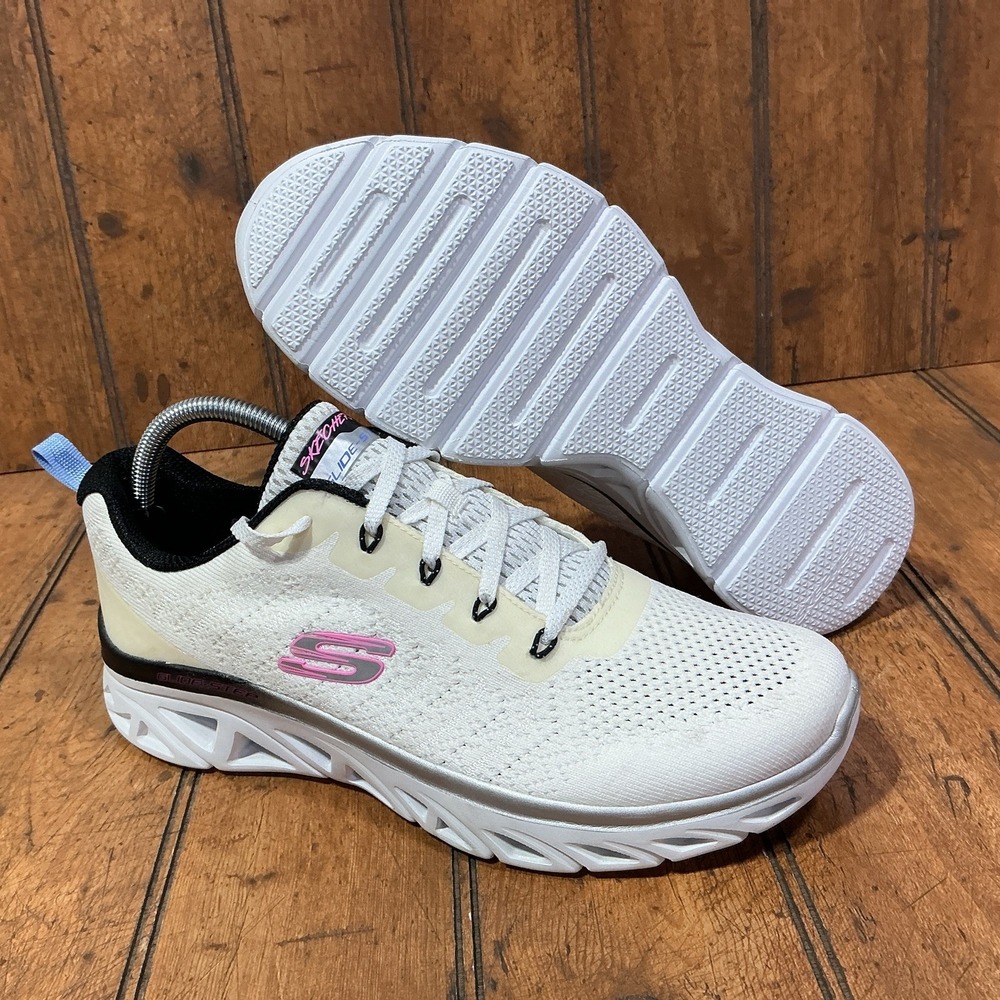 Skechers Women's Glide Step Sport Running Shoes Sneakers 149554 WBKB Size 10